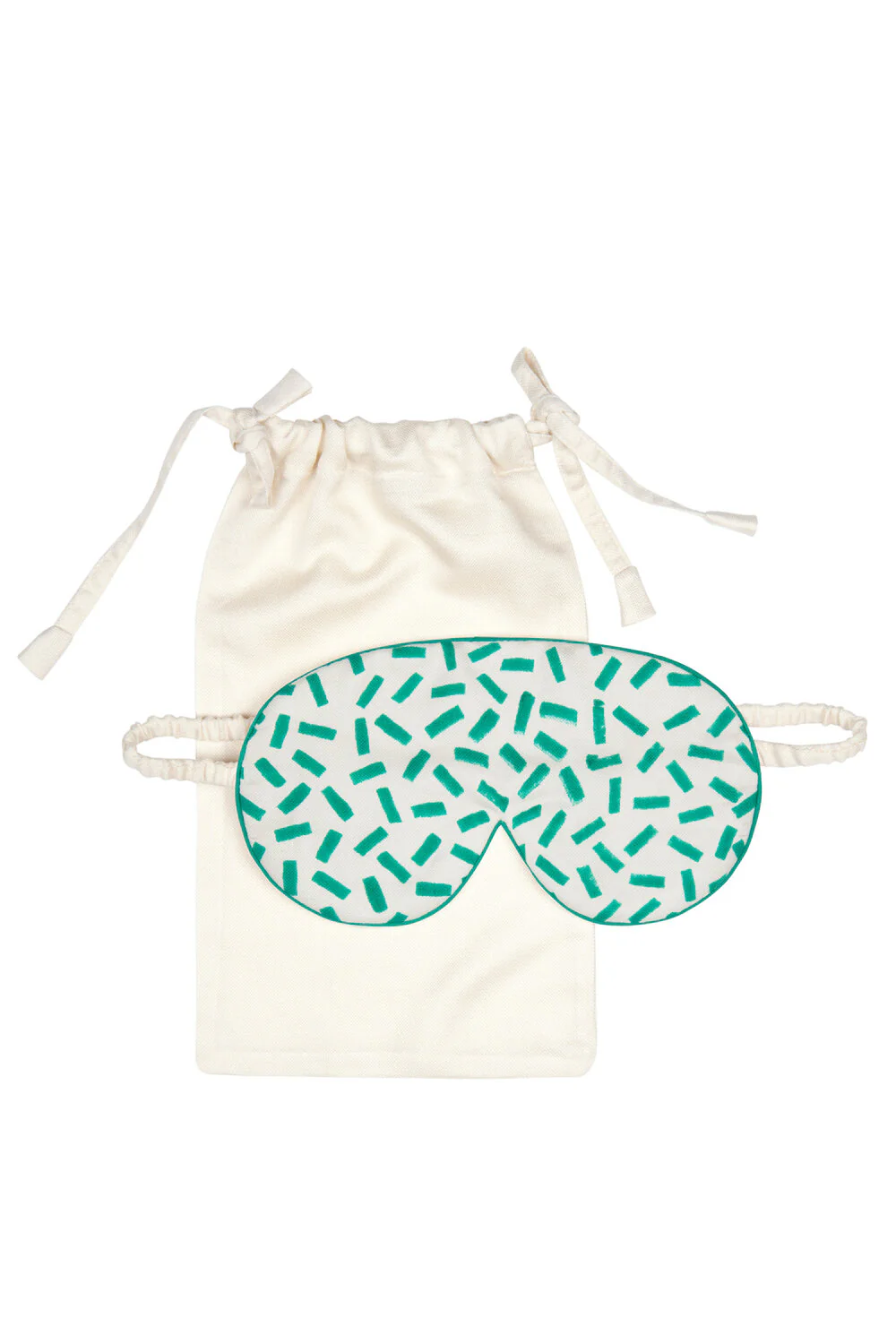 Mulberry Silk Eye Mask - Andaman Green - Image 2