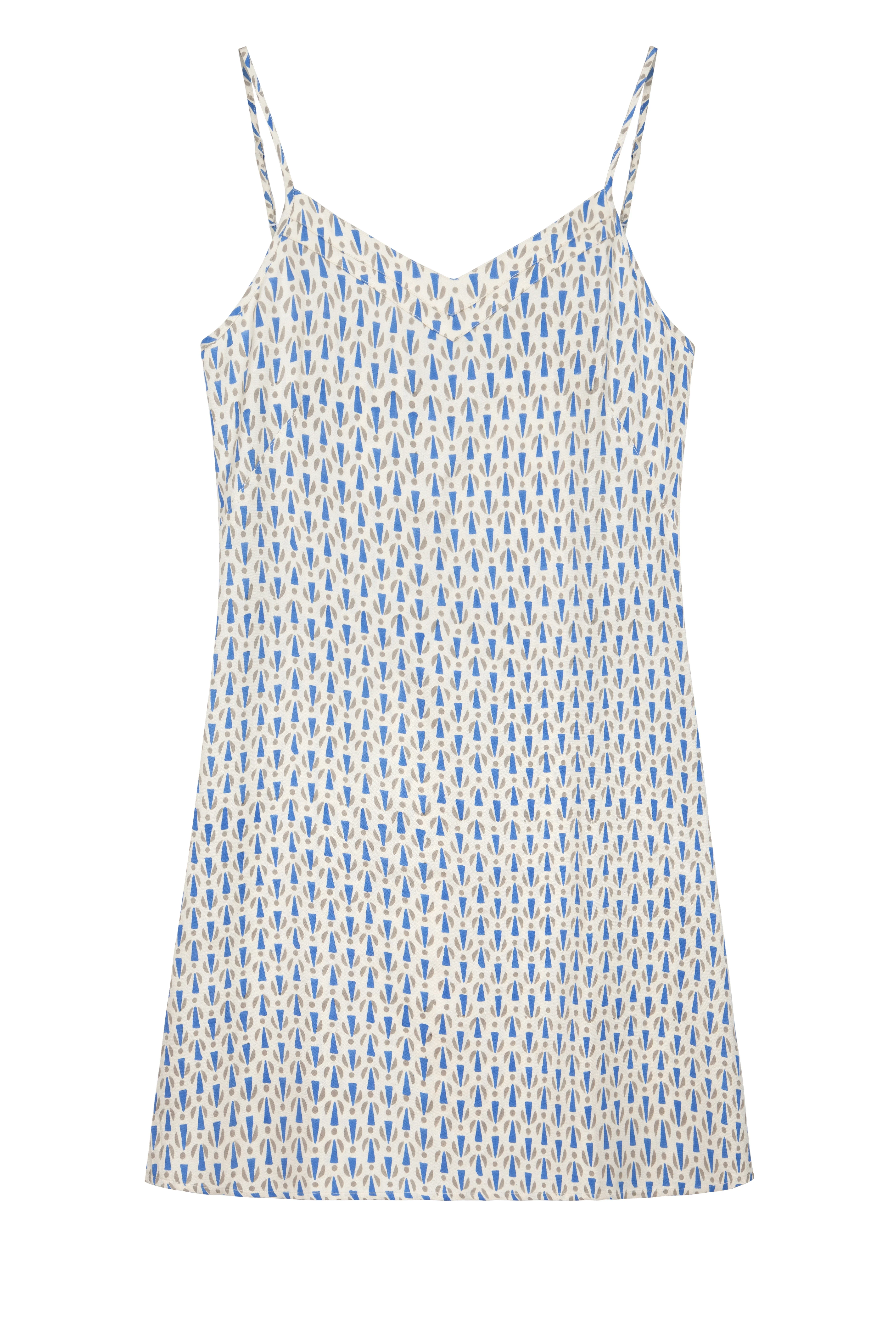Mulberry Silk Nightdress - Blue Grey - Image 3