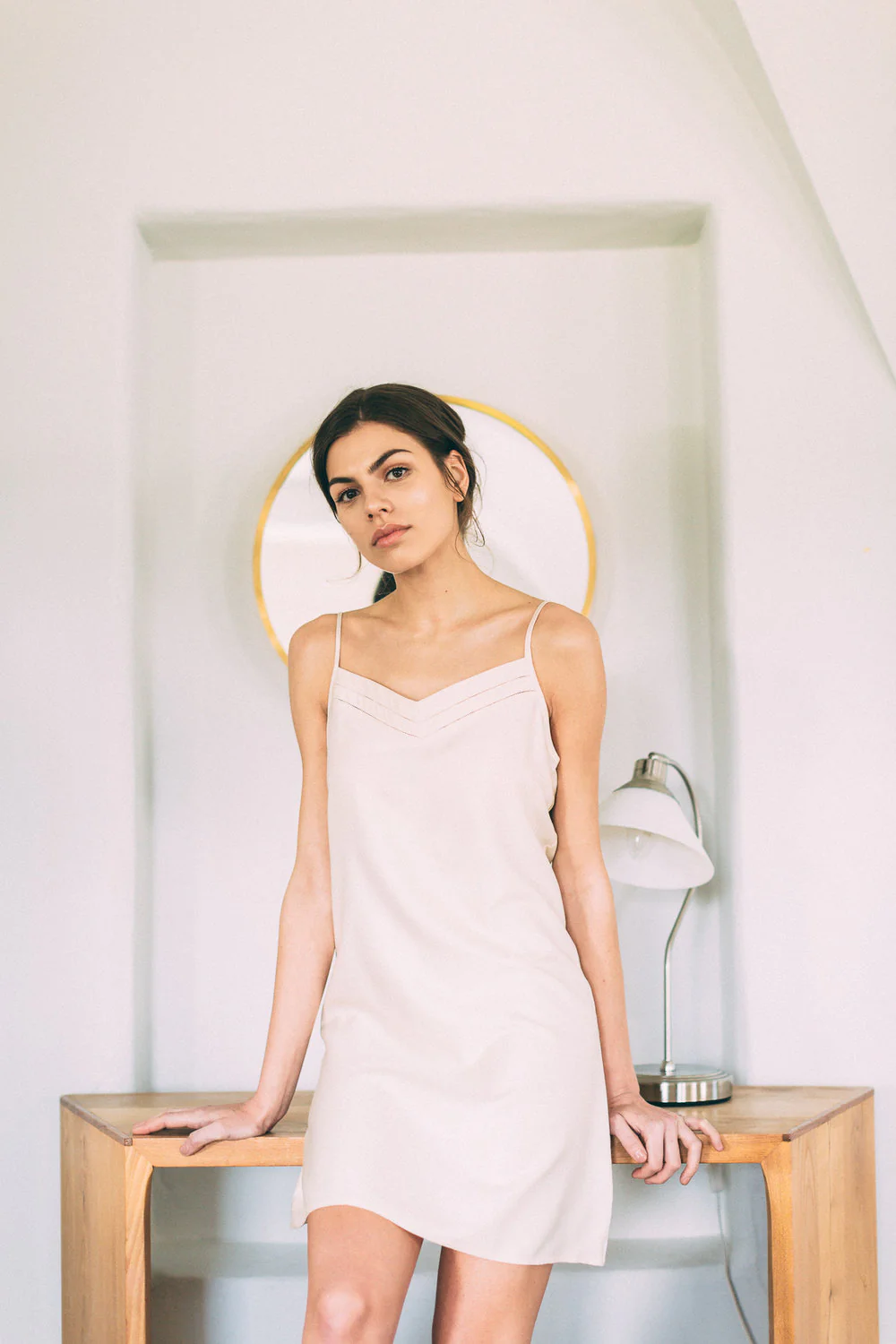 Mulberry Silk Nightdress/Slip - Natural Ivory - Image 2