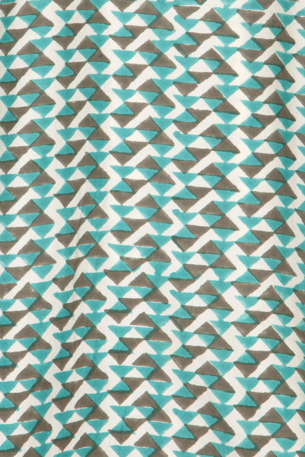 Mulberry Silk Sleeved Top - Teal/Grey - Image 6