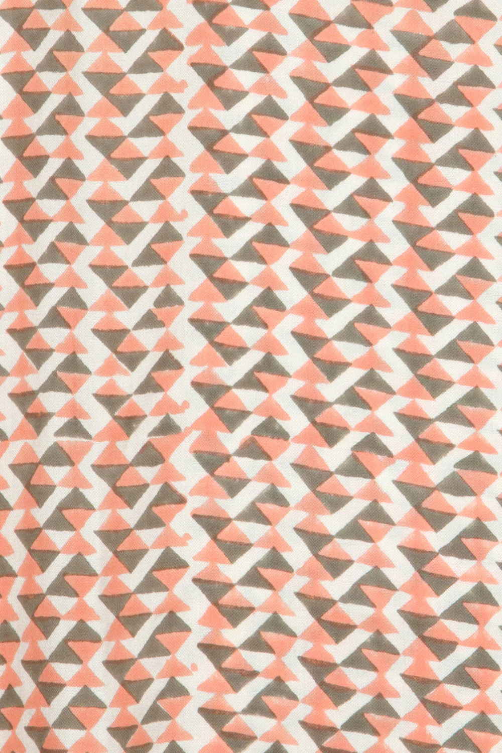 Mulberry Silk Top - Coral/Grey - Image 5